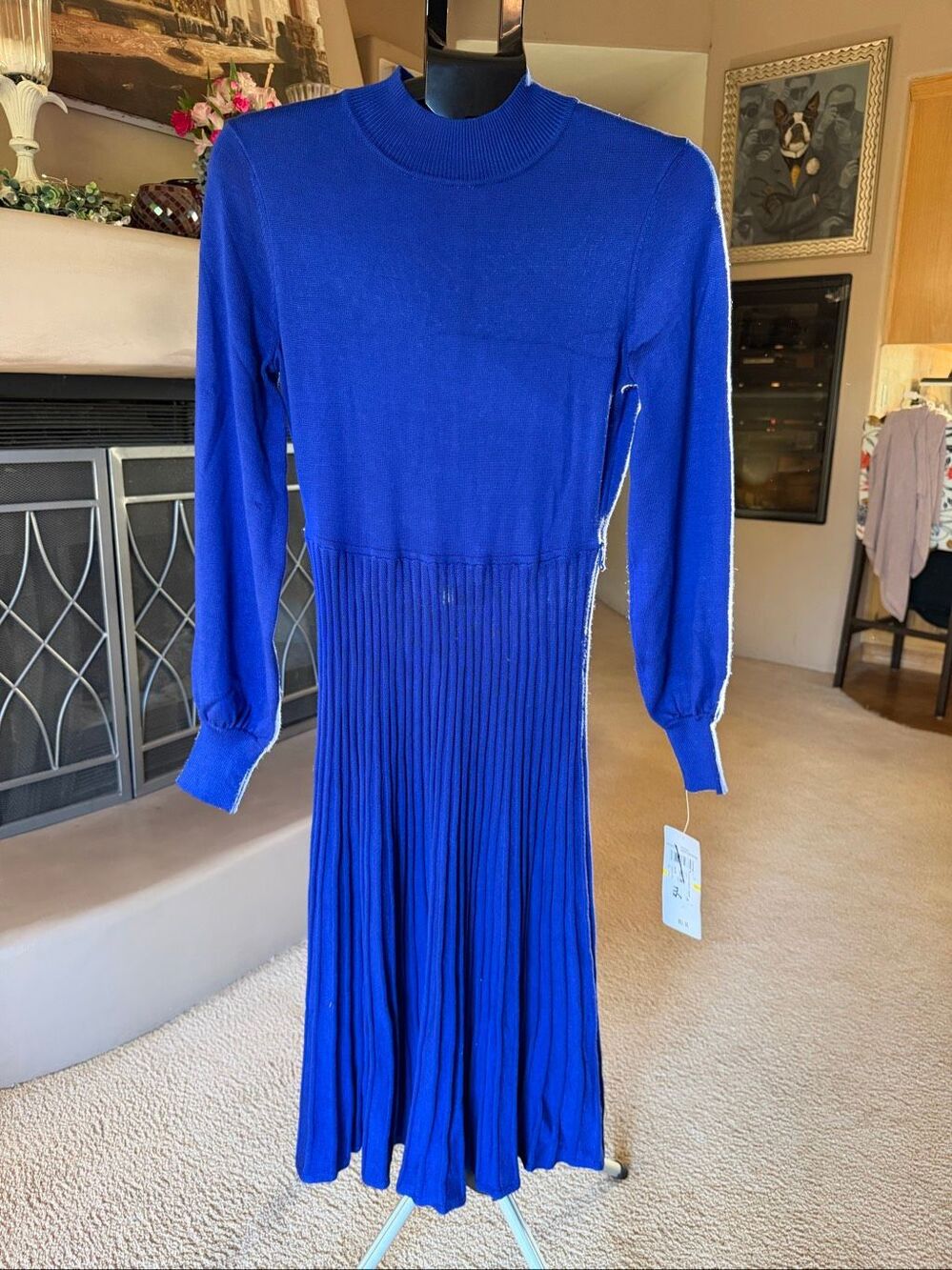 NWT Nina Leonard knit midi dress
